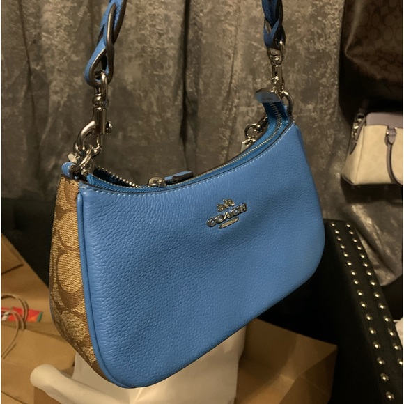 Coach blue signature Jamie crossbody - Picture 2 of 8